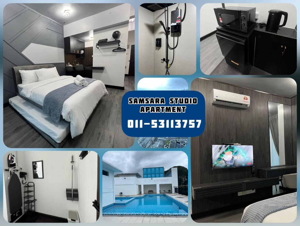 Samsara Studio Apartment At Kompleks Mutiara Gm グア・ムサン エクステリア 写真